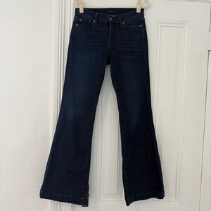 7 For All Mankind Dark Indigo Flare Jeans